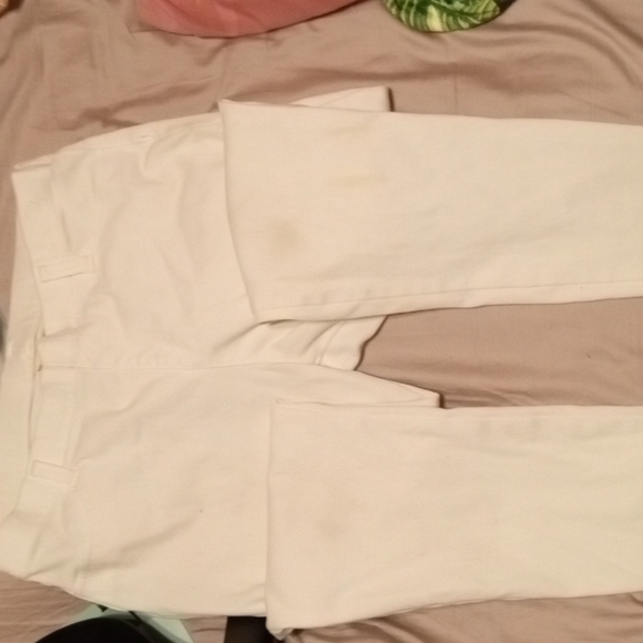 Size 12-14, cream colored, skinny jeggings by Faded Glory - Picture 1 of 3